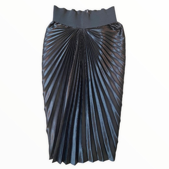 Dresses & Skirts - ✨SOLD✨ Black Accordion Pleated Skirt Sz. Large